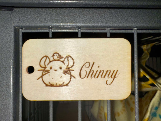 Poplar Cage Name Tag
